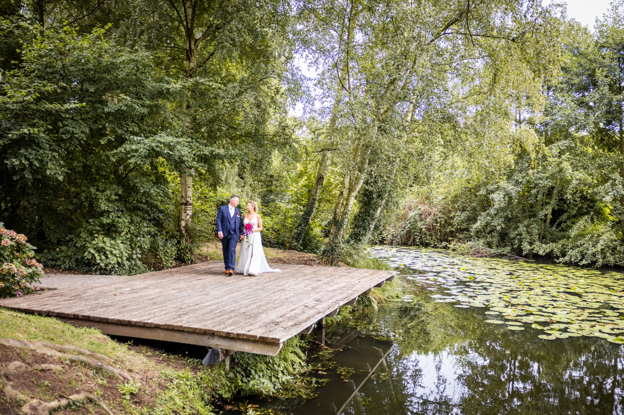 Hochzeitportrait steg see