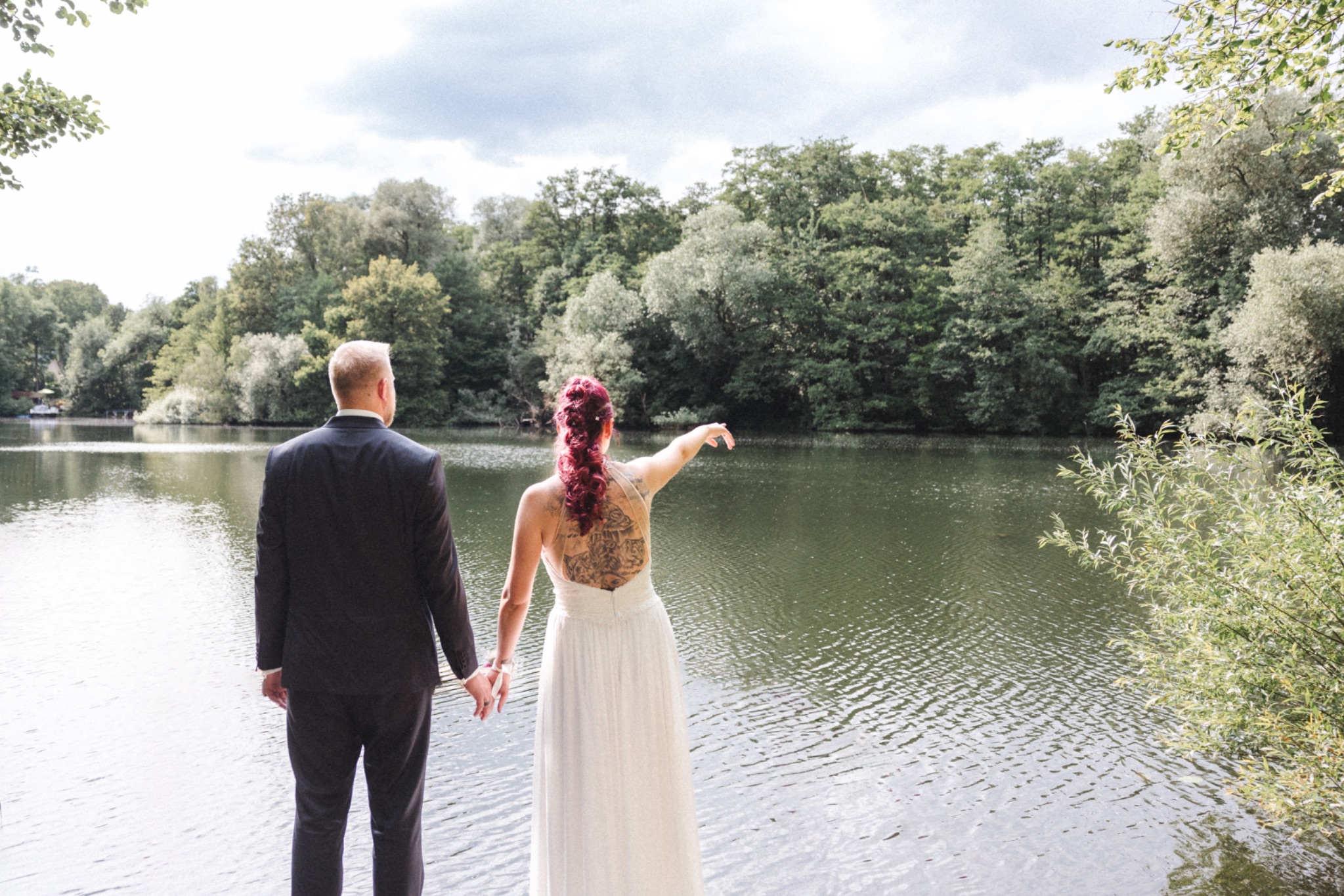 Hochzeitportraits am see