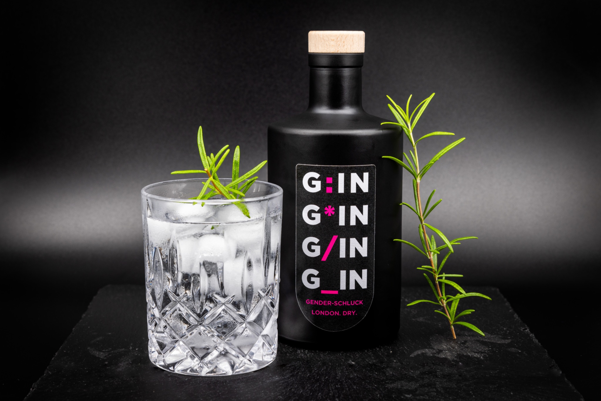 Gin gan mit glas