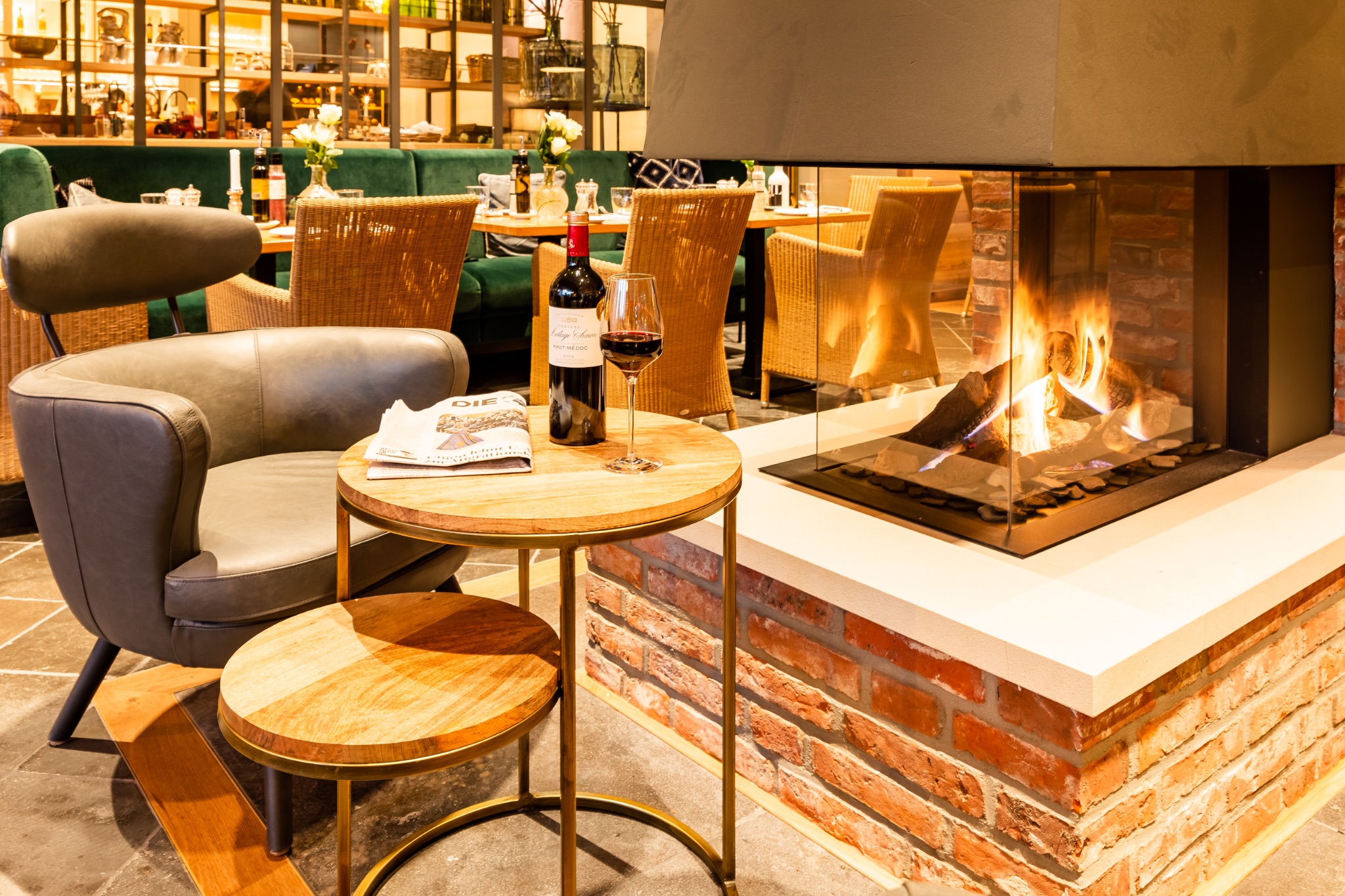 Gut altona restaurant kamin