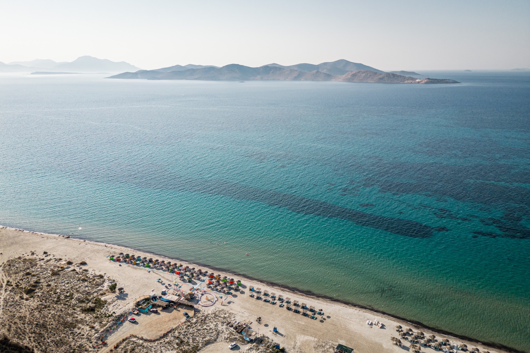 Kos tigaki strand pserimos luftaufnahme