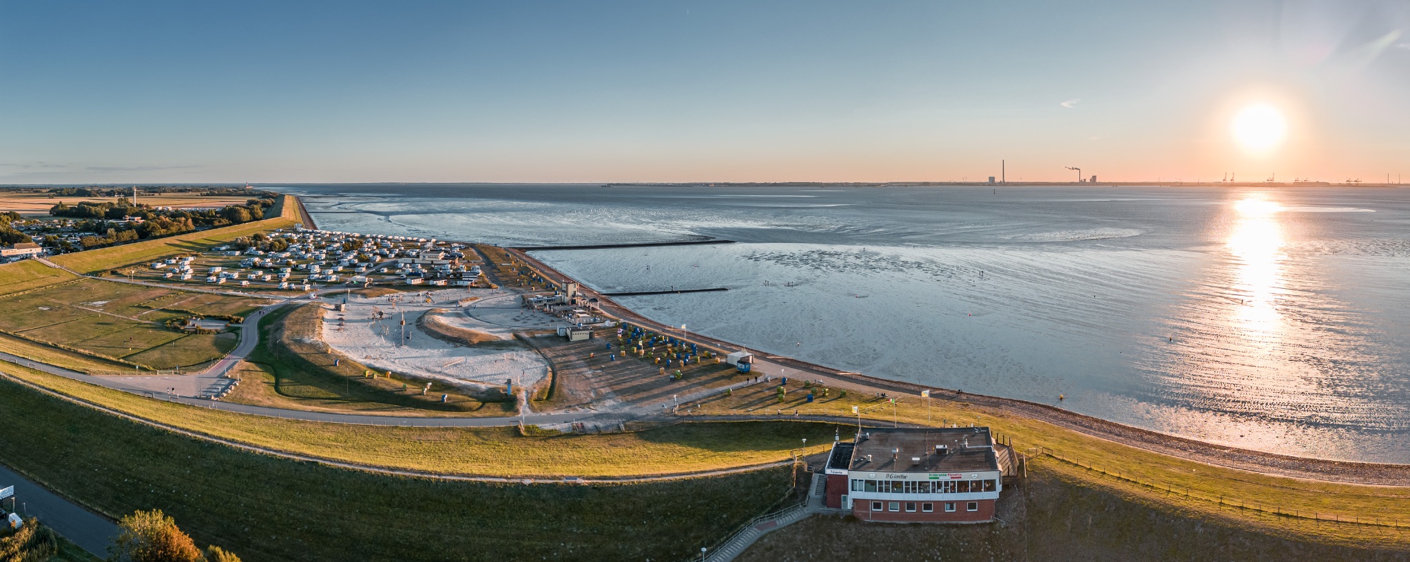 Tossens nordsee luftaufnahme